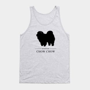 Chow Chow Black Silhouette Tank Top